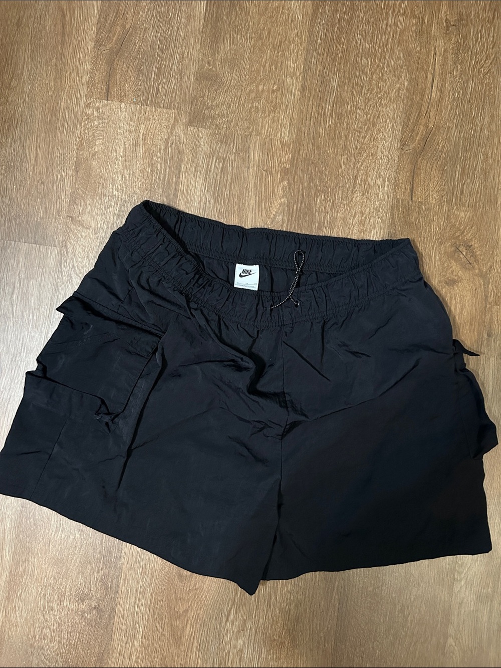 Nike Black Women's Cargo Athletic Shorts